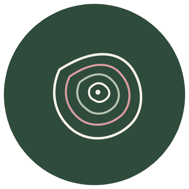 Wood Companion five rings mark